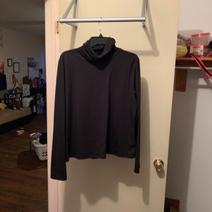 Comfy black turtleneck sweater